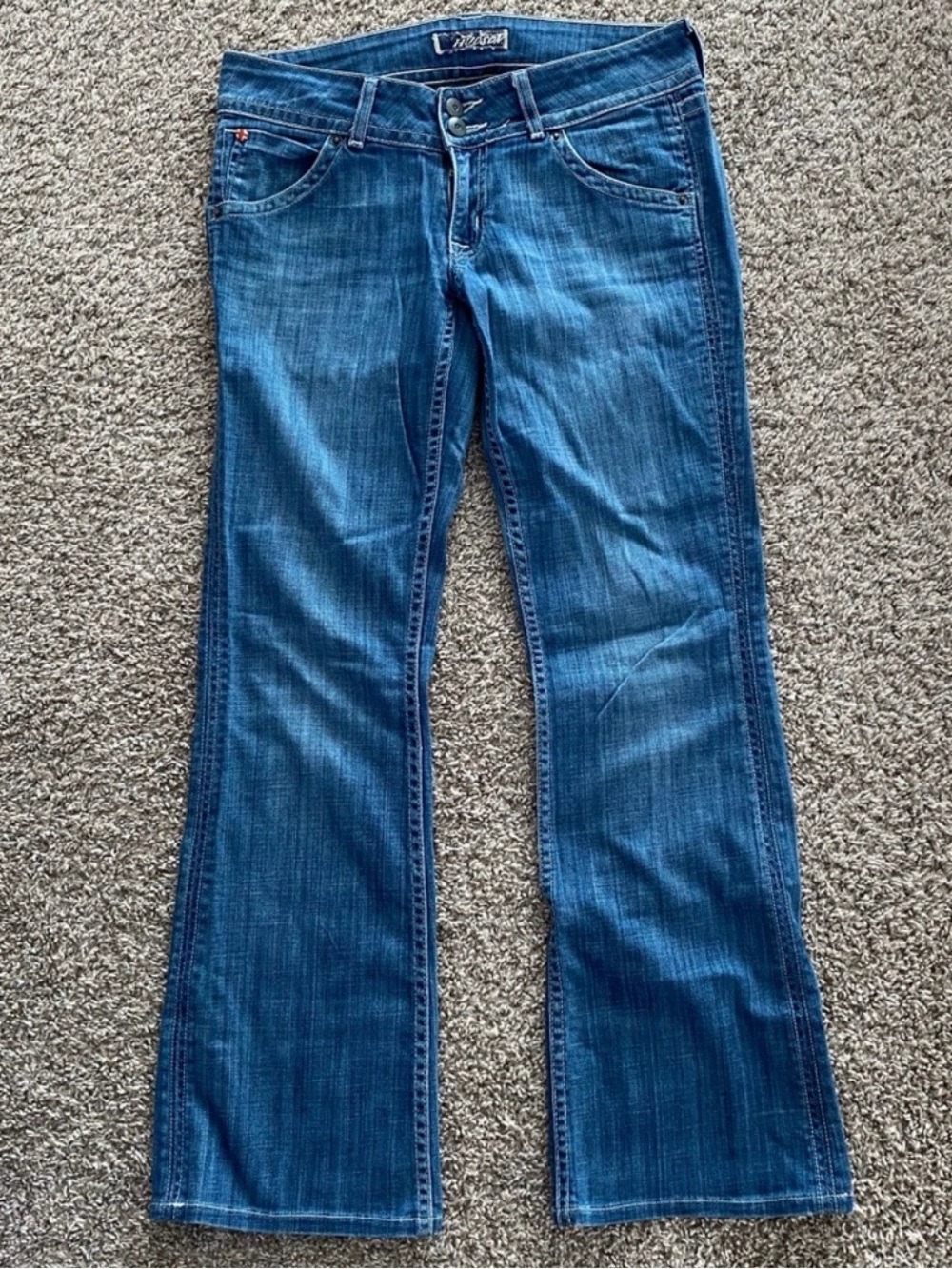 Vintage Hudson Y2K Low Rise Bootcut Flare Jeans